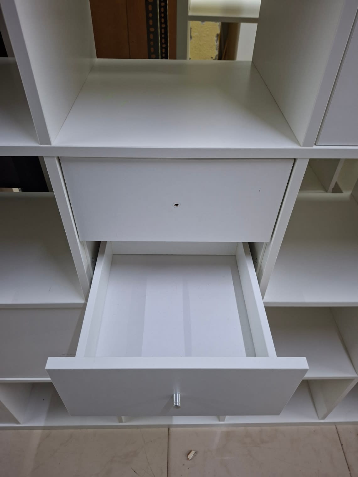 Large Cube Shelving Unit with Doors and Drawers 3
