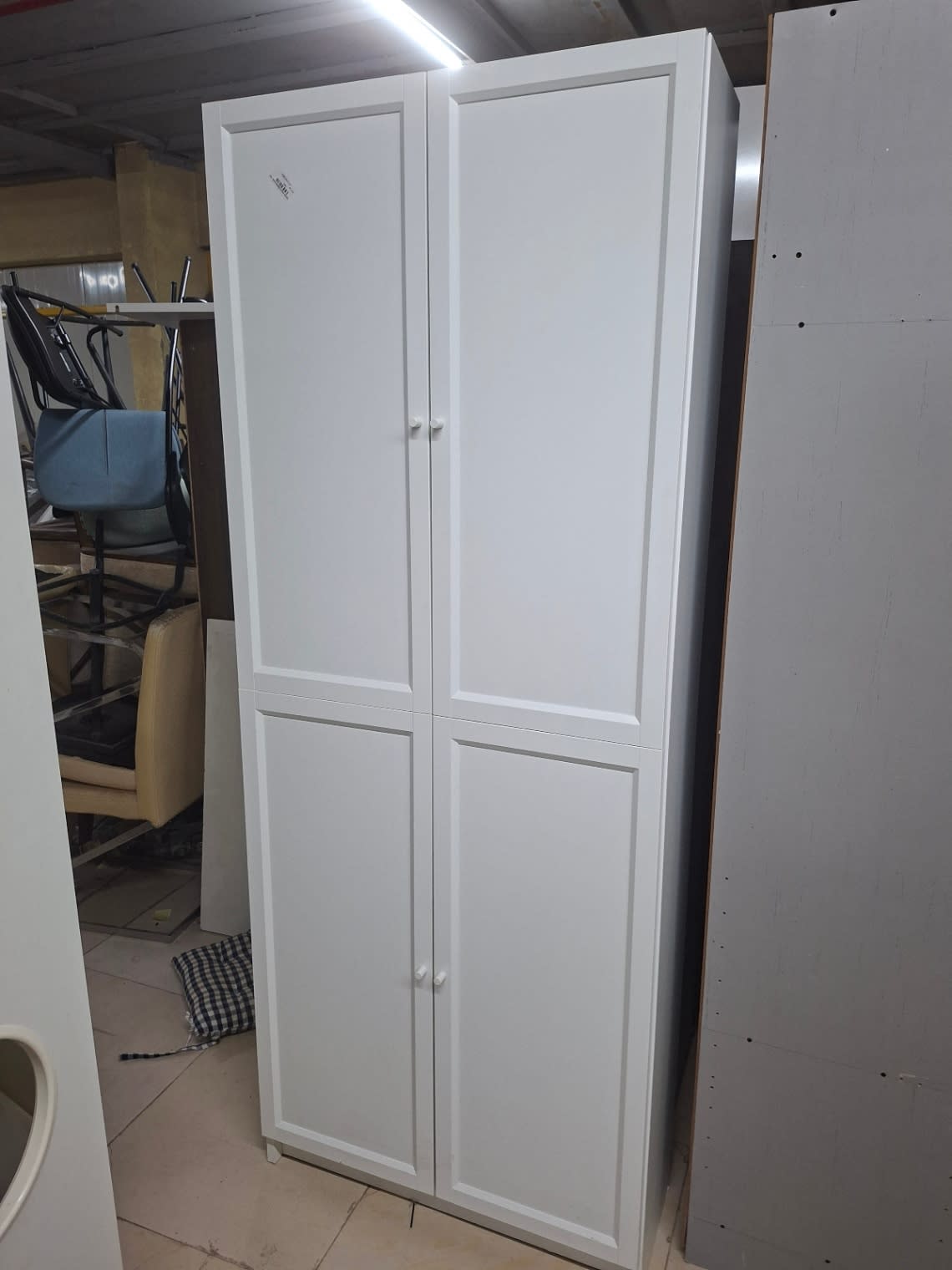 4-Door Storage Cabinet with Shelves