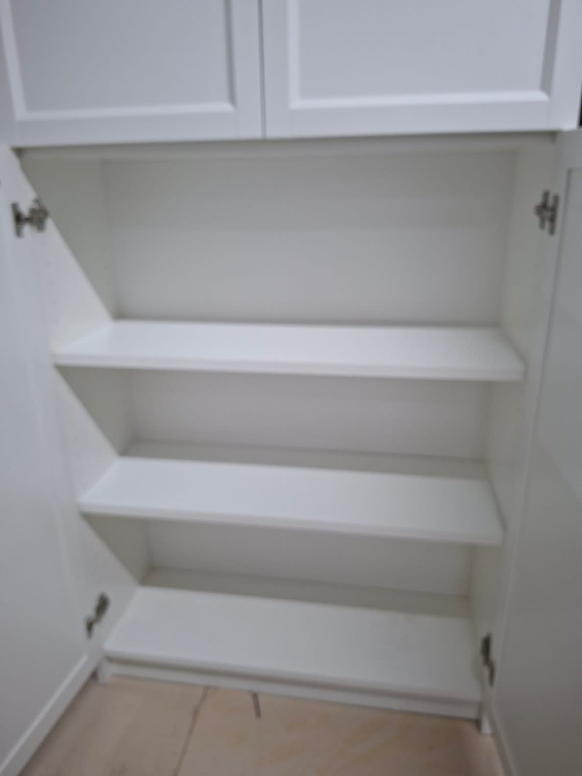 4-Door Storage Cabinet with Shelves 3