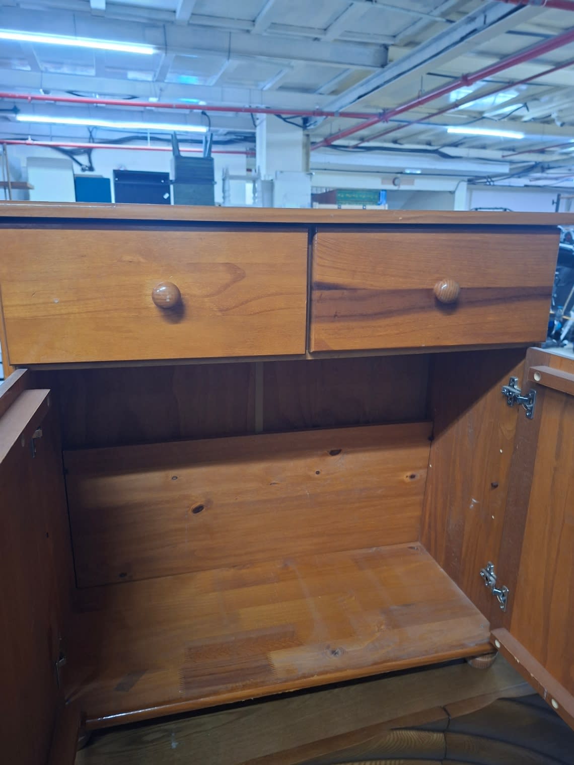Wooden Storage Cabinet with Drawers 3