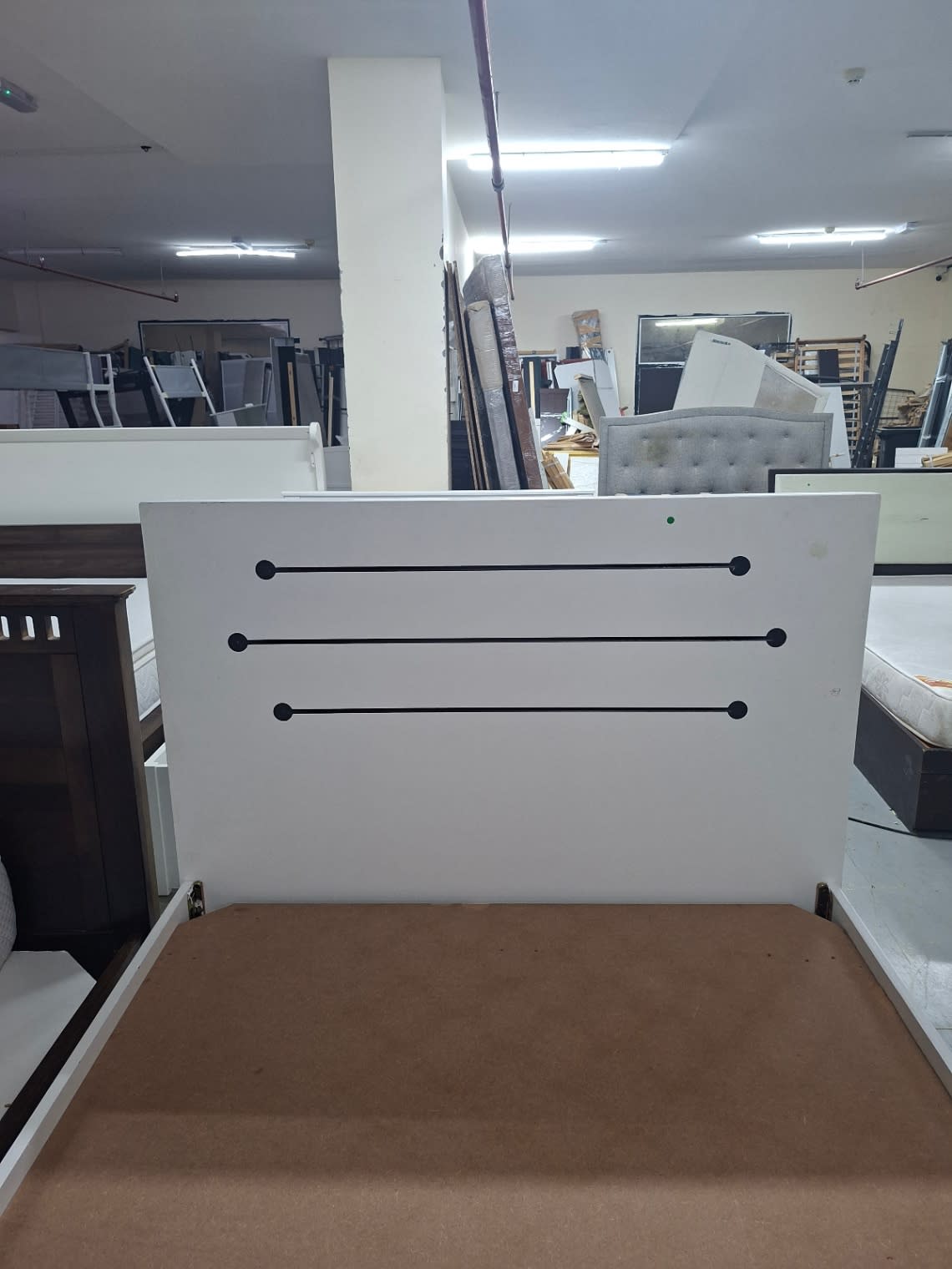 Single Bed Frame White 3