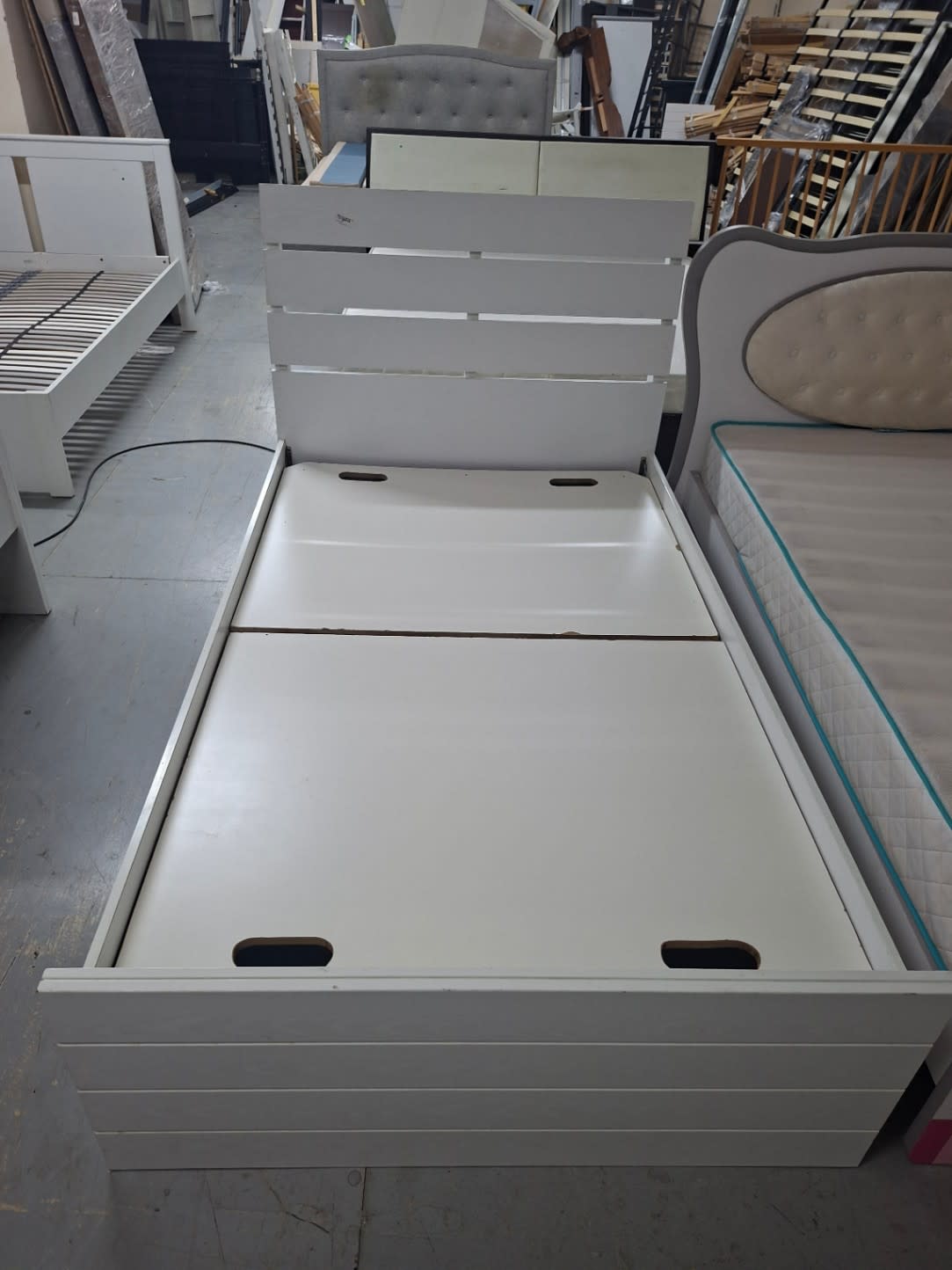 Single Bed Frame with Storage
