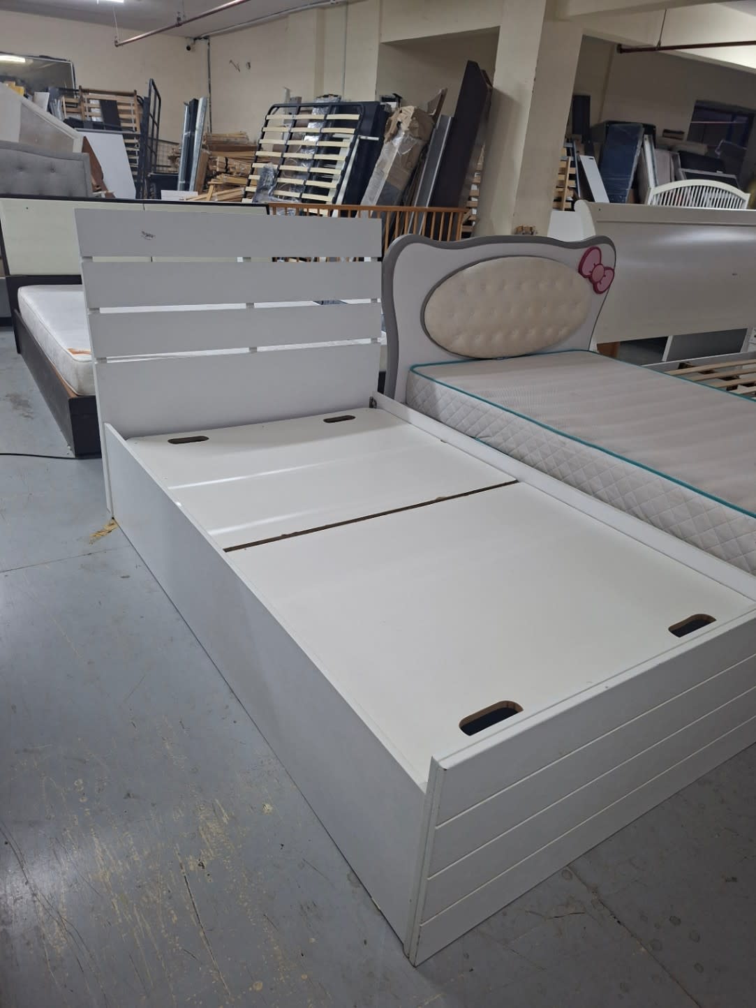 Single Bed Frame with Storage 2