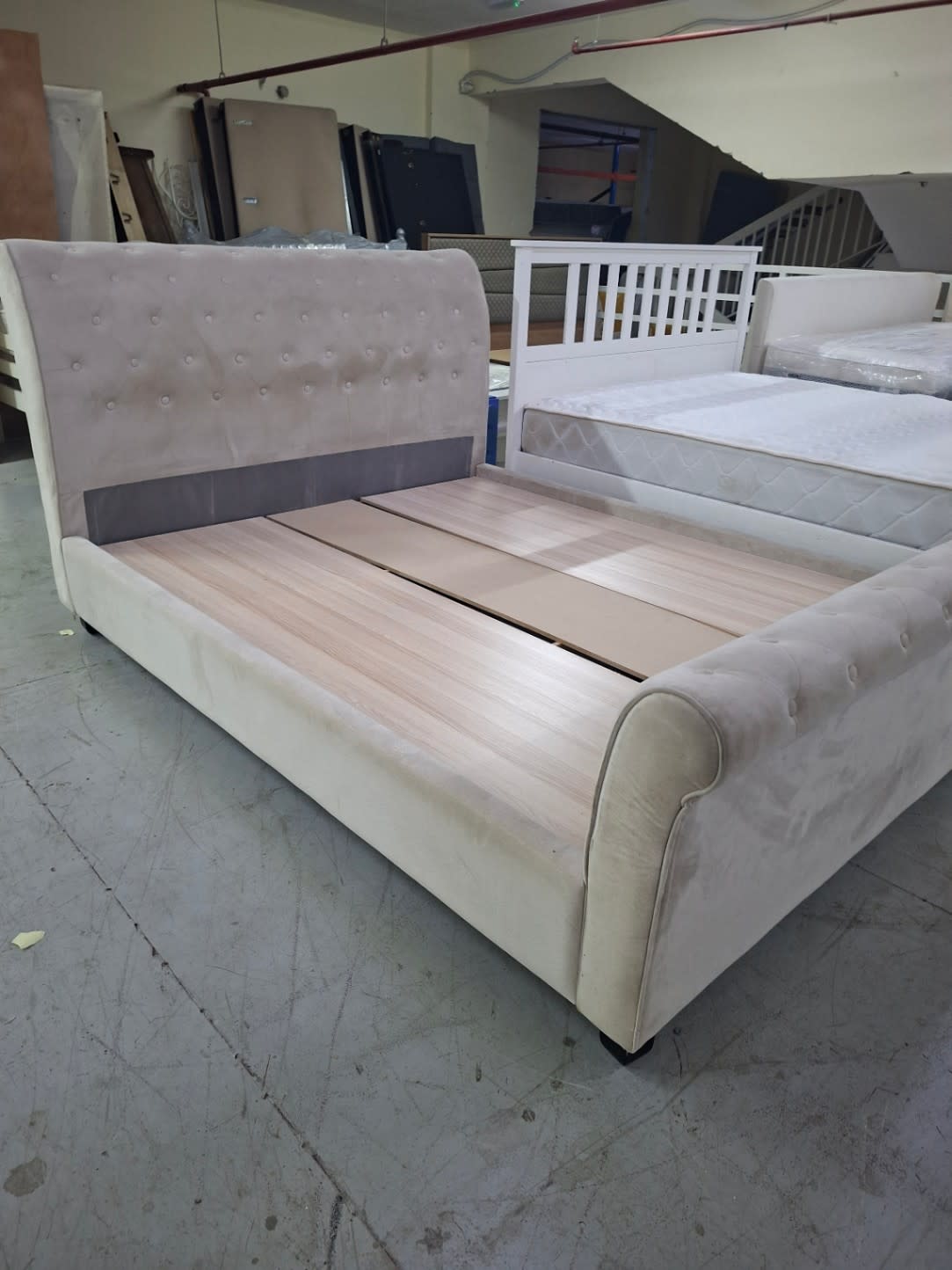 Sleigh Bed Frame 2
