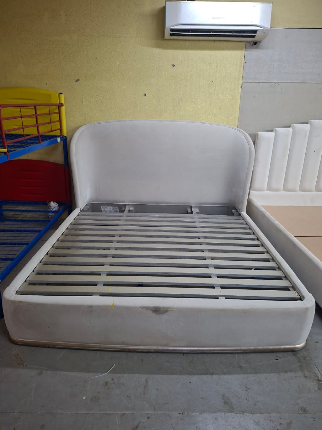 Upholstered Bed Frame with Headboard