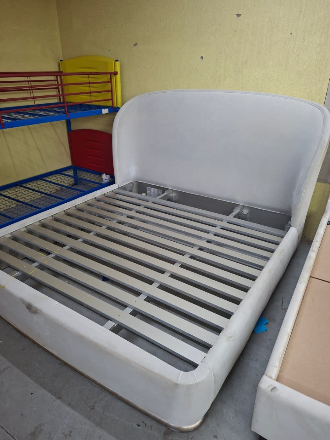 Upholstered Bed Frame with Headboard 2