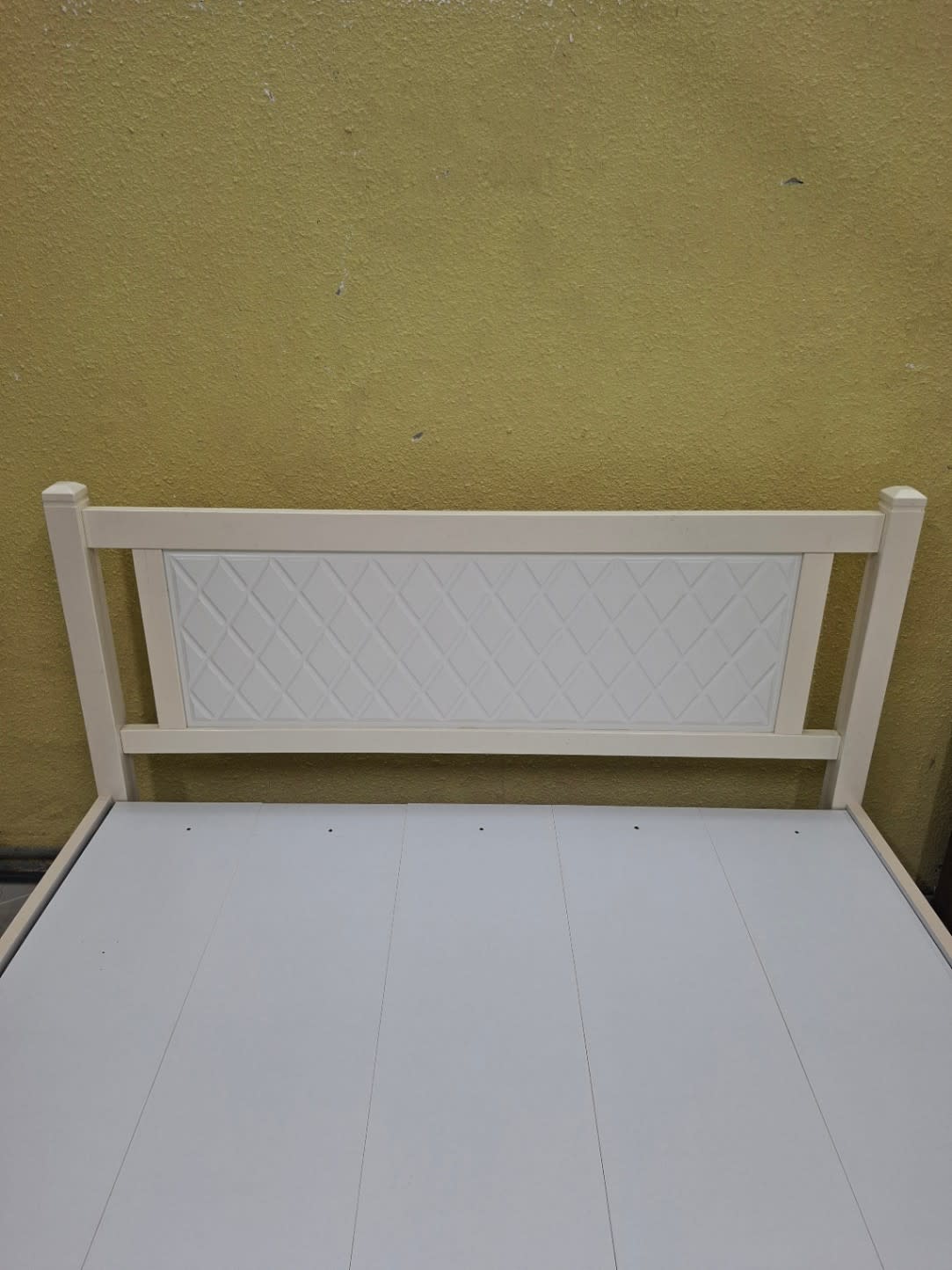 Queen Bed Frame White 3