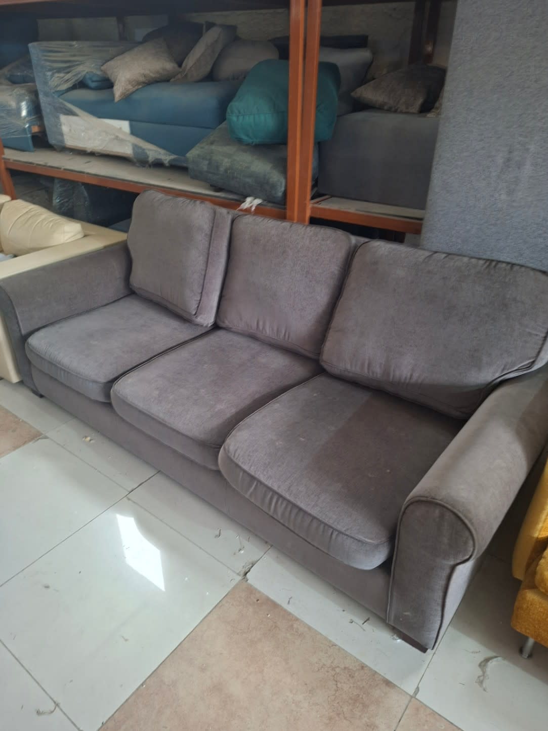 3-Seater Fabric Sofa