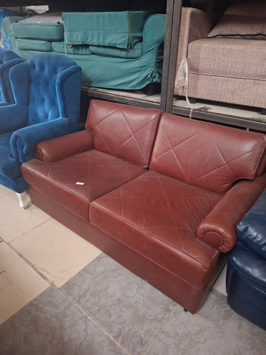 2-Seater Leather Sofa