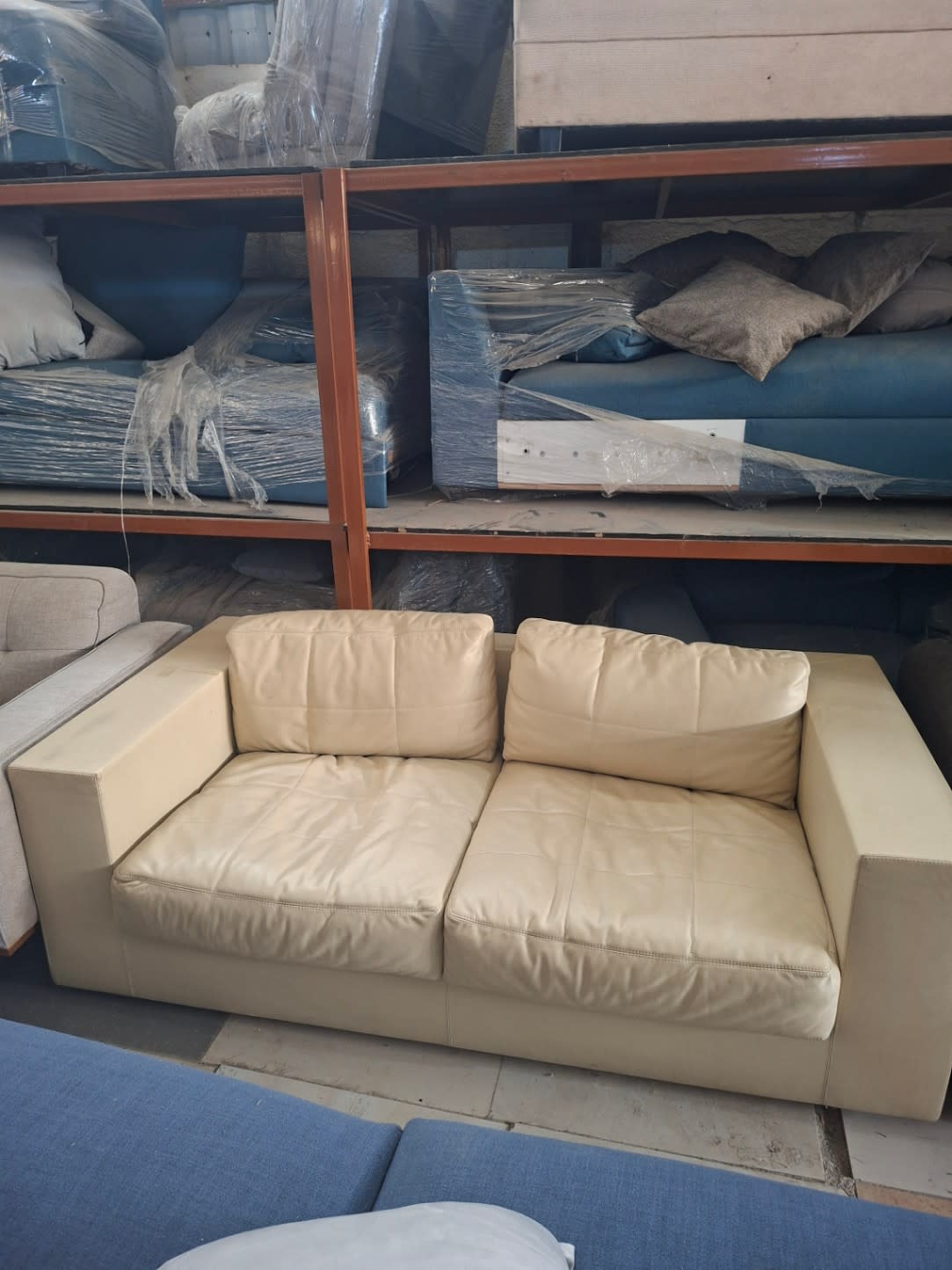 3-Seater Leather Sofa 2