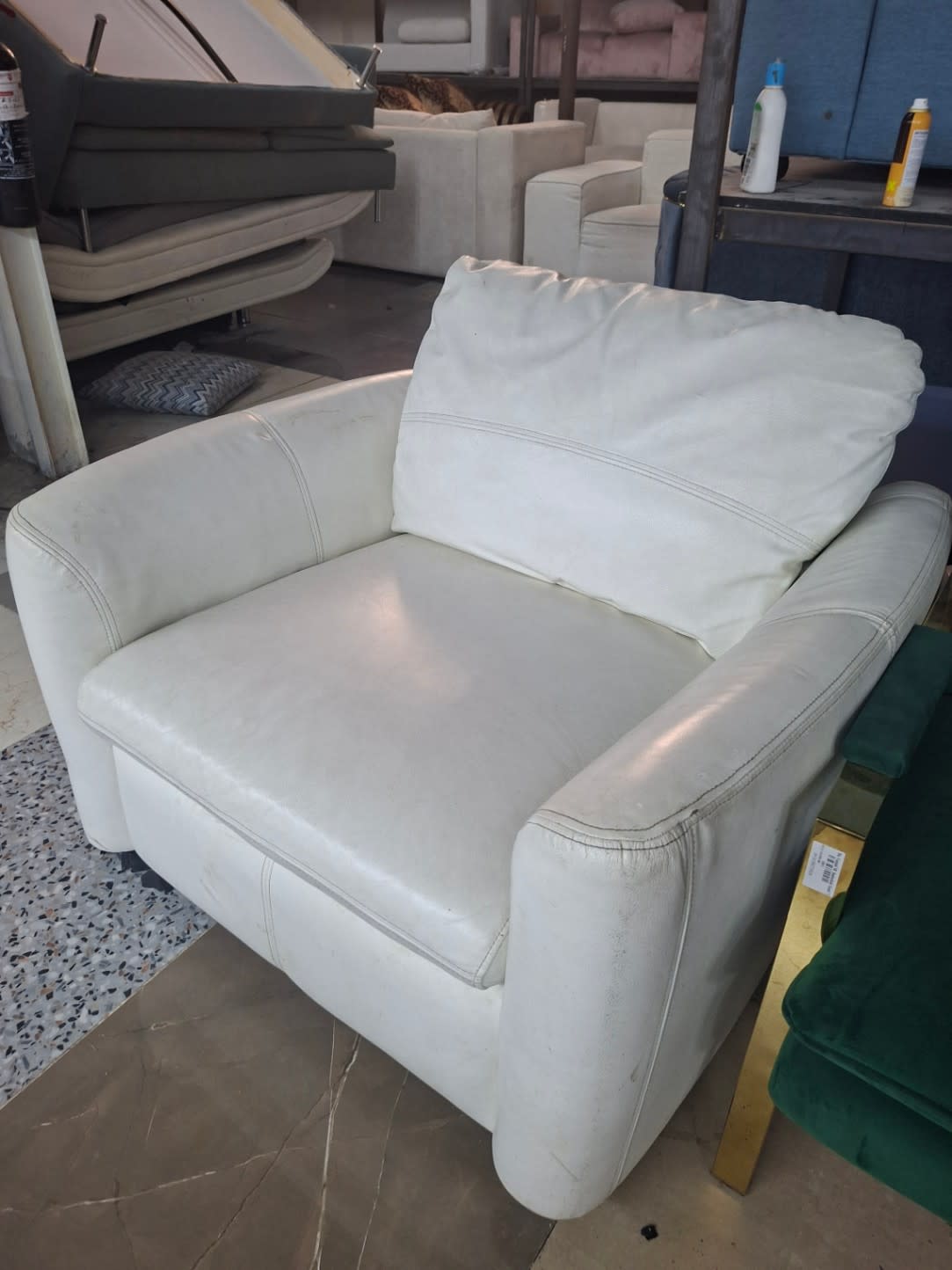 Single Leather Armchair 3