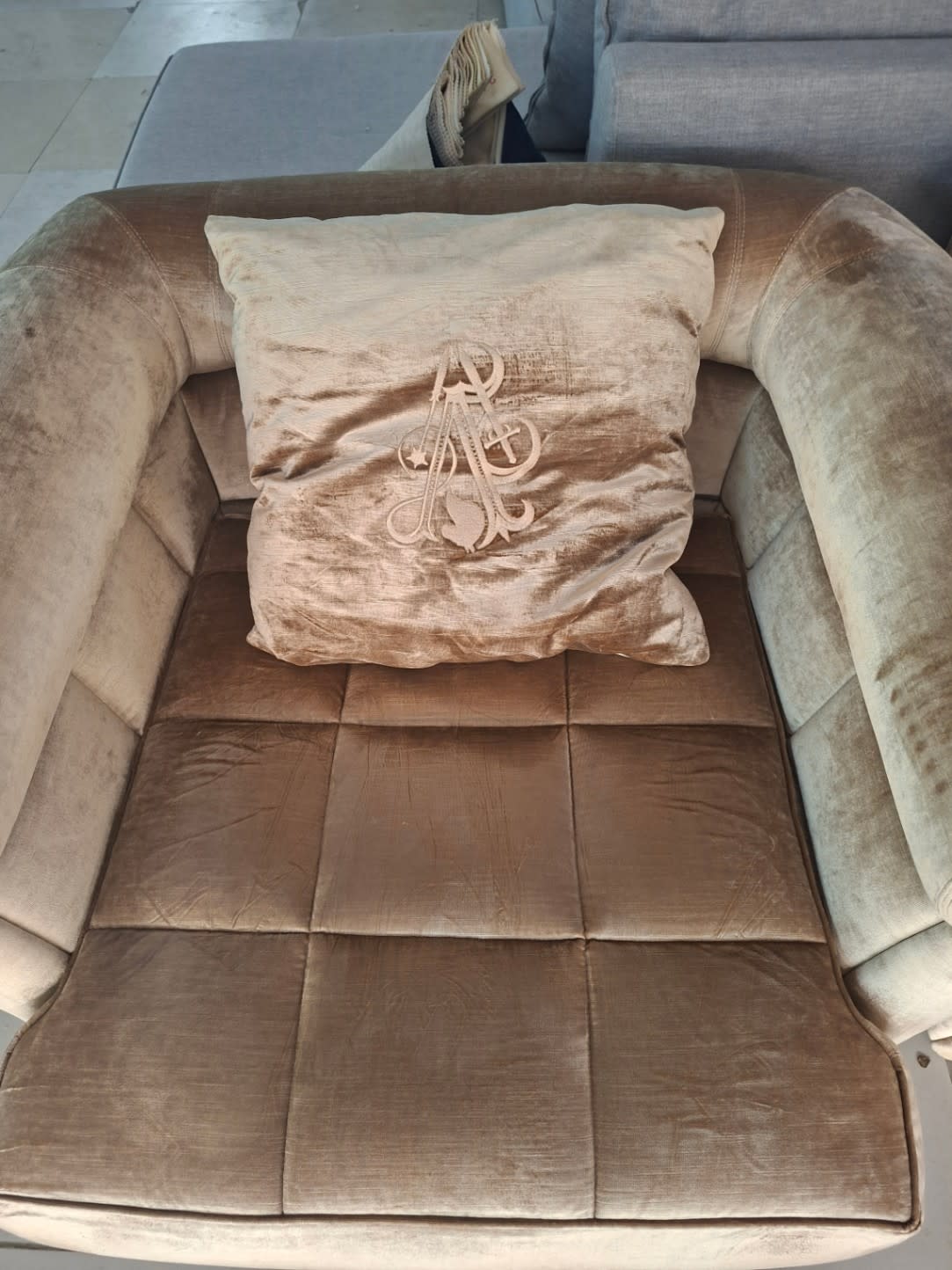 Velvet Accent Chair 3