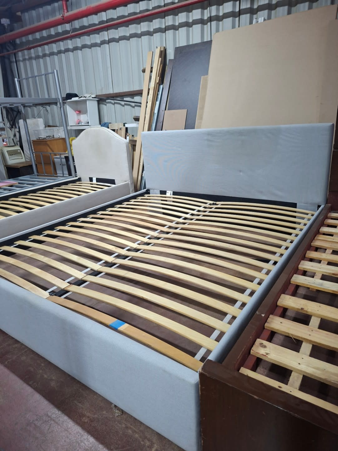 Upholstered Bed Frame with Headboard 2