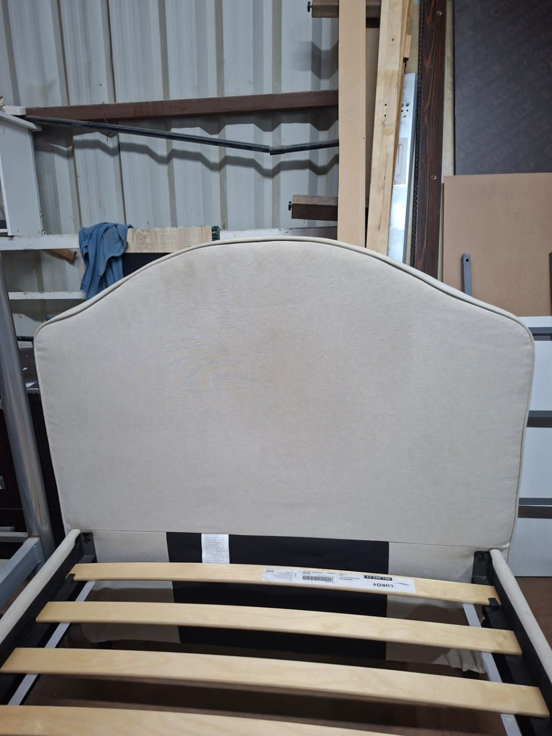 Single Upholstered Bed Frame 3
