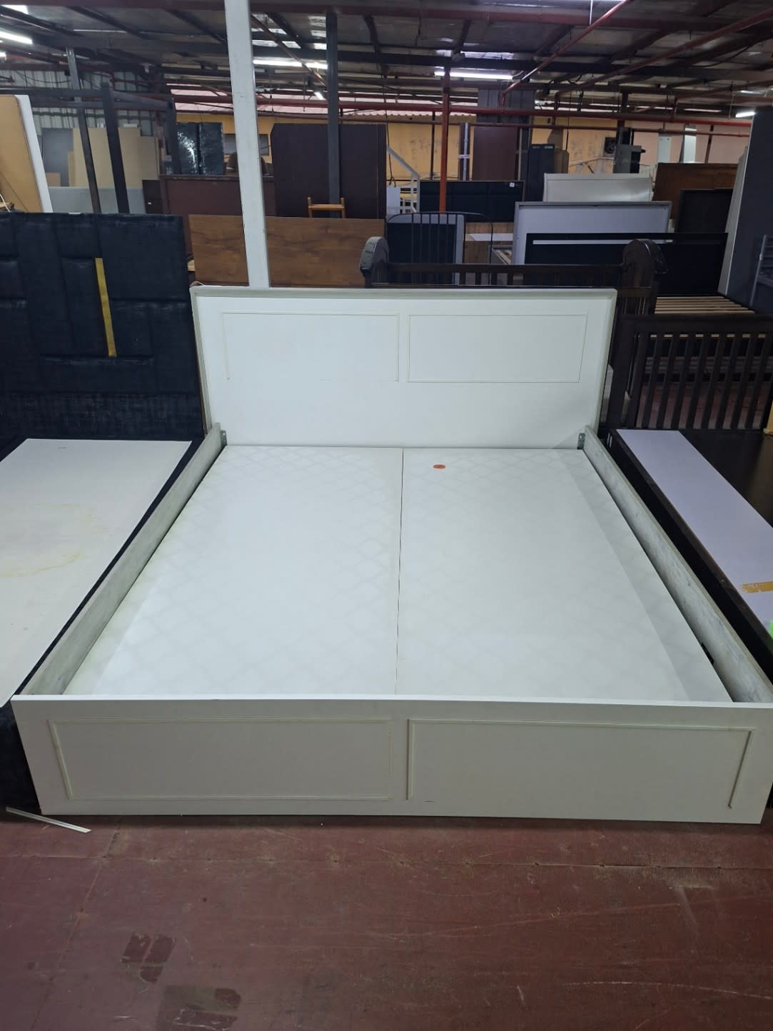King Bed Frame with Storage Base