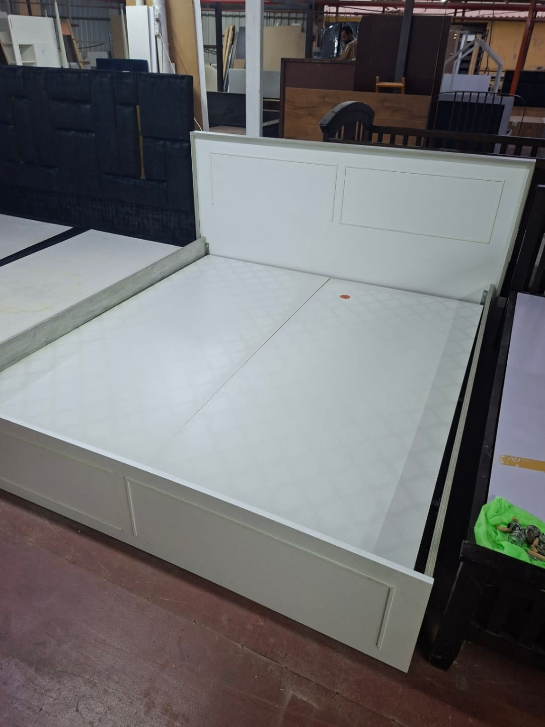 King Bed Frame with Storage Base 3