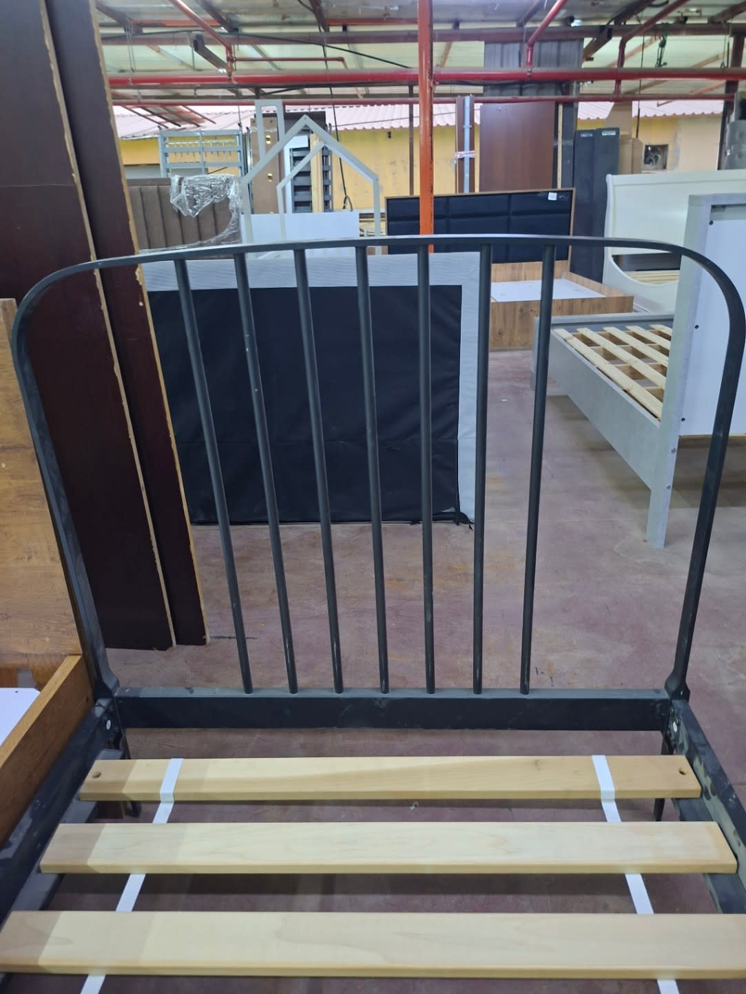 Single Metal Bed Frame with Slatted Base 3