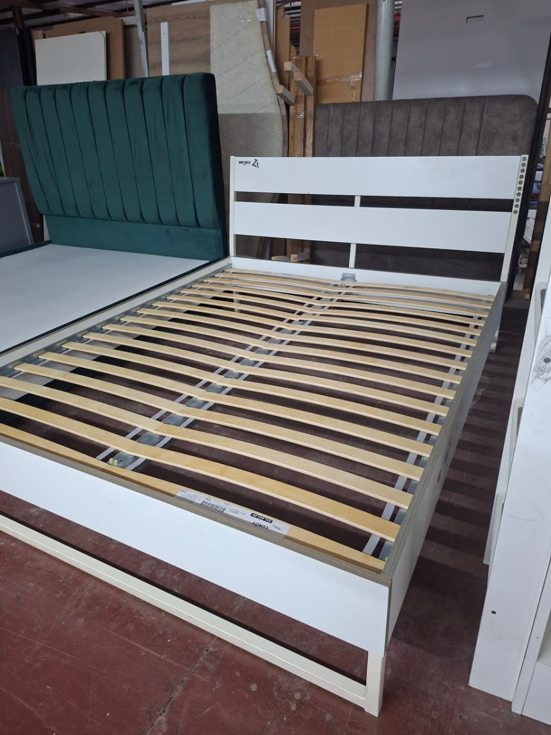 Queen Bed Frame White 3