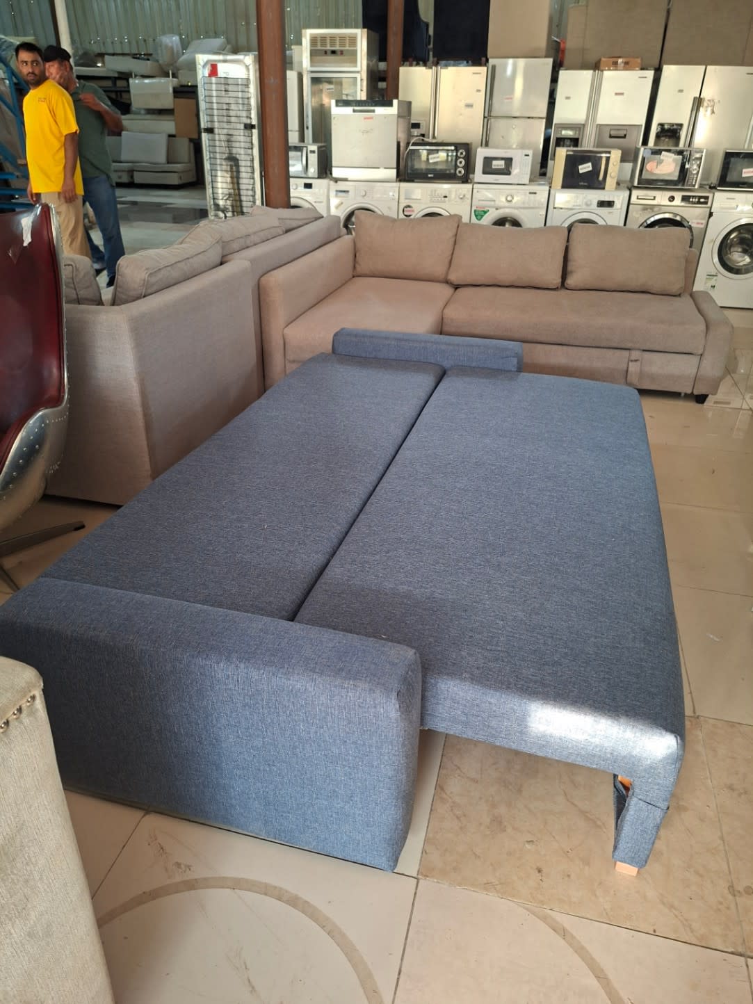 3-Seater Sofa Bed with Storage NEW 3