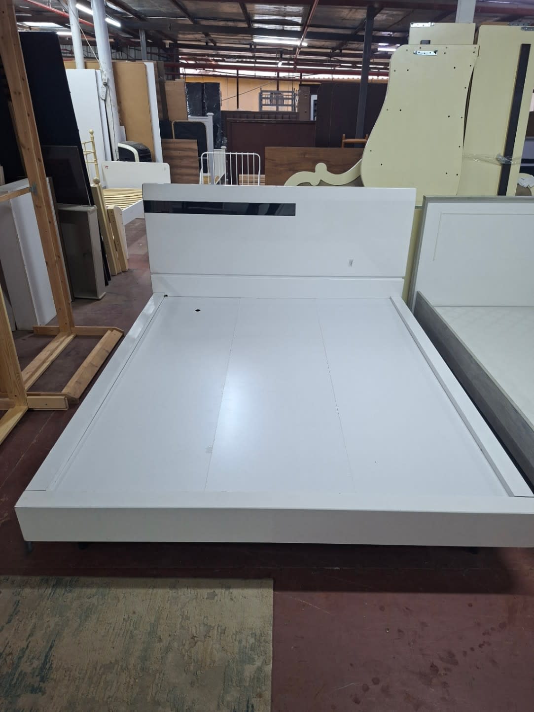 Double Bed Frame White