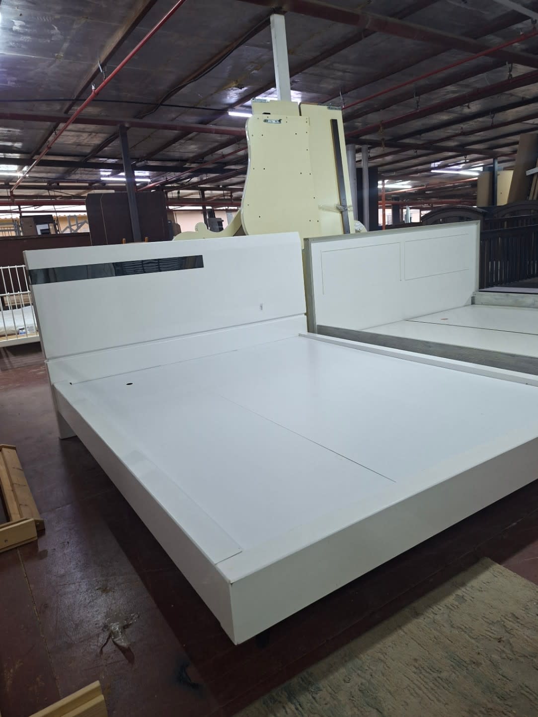 Double Bed Frame White 2