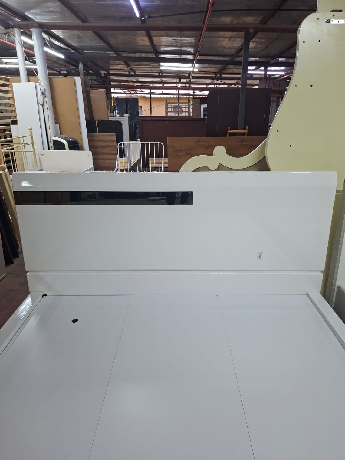 Double Bed Frame White 3