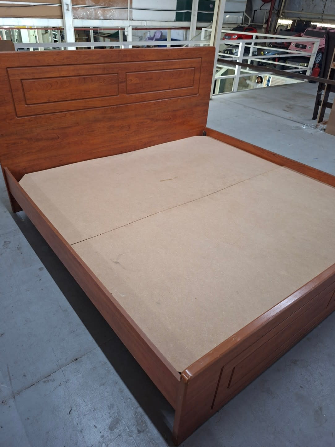 King Bed Frame with Storage Base 2