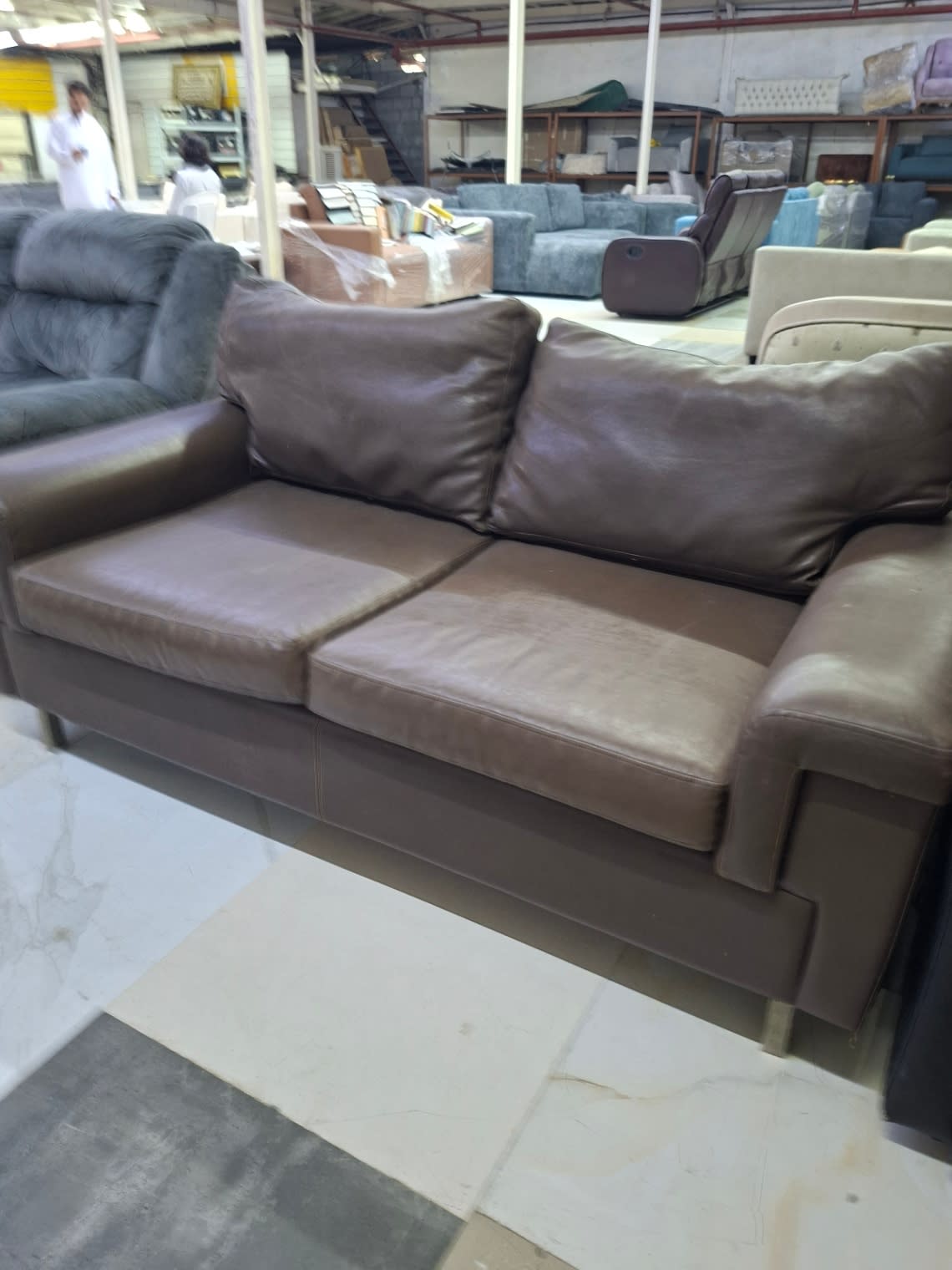 3-Seater Leather Sofa