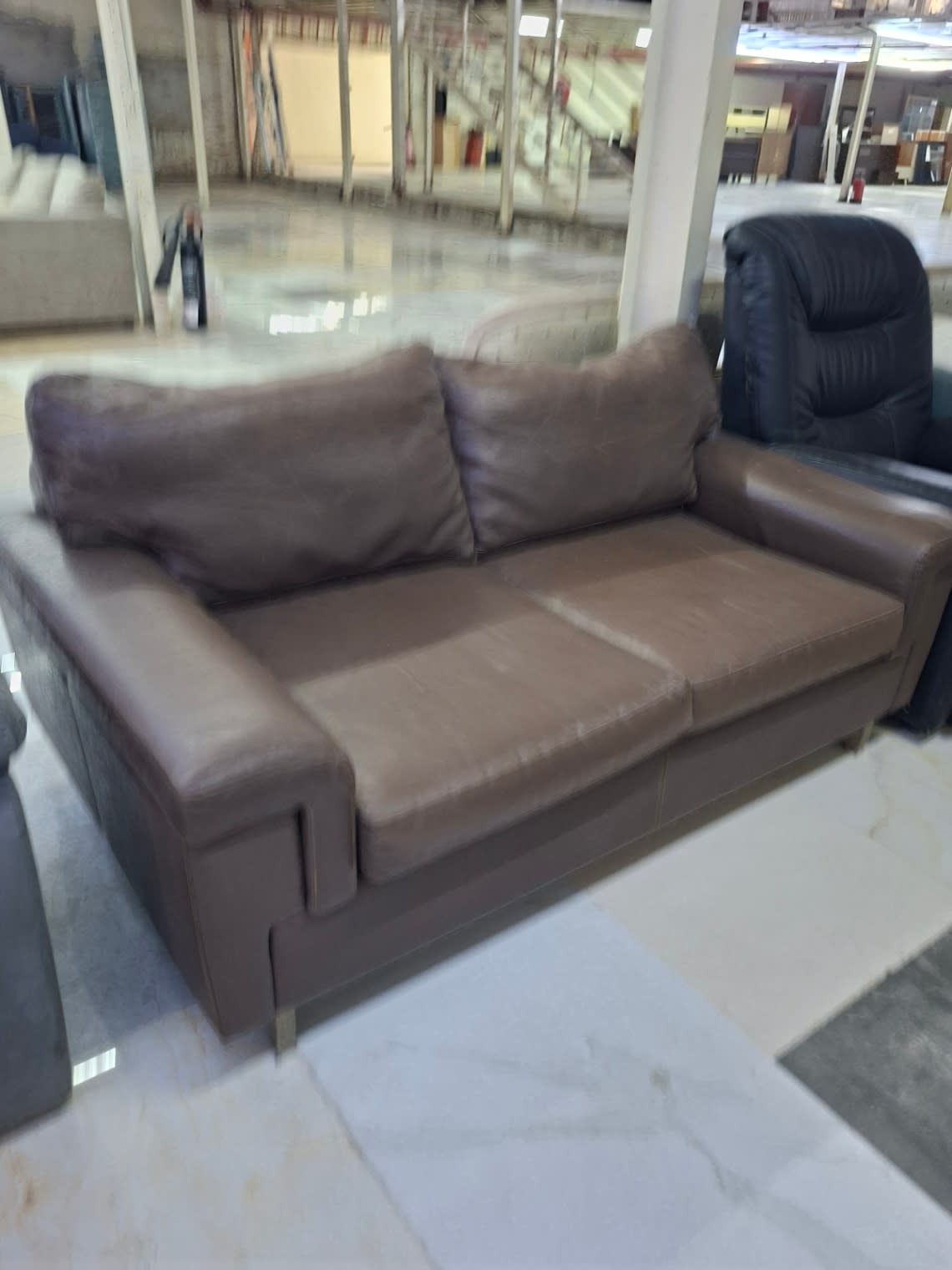 3-Seater Leather Sofa 2