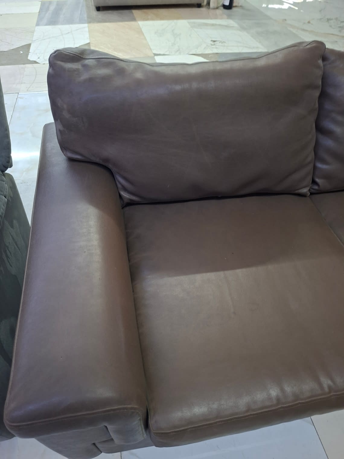 3-Seater Leather Sofa 3