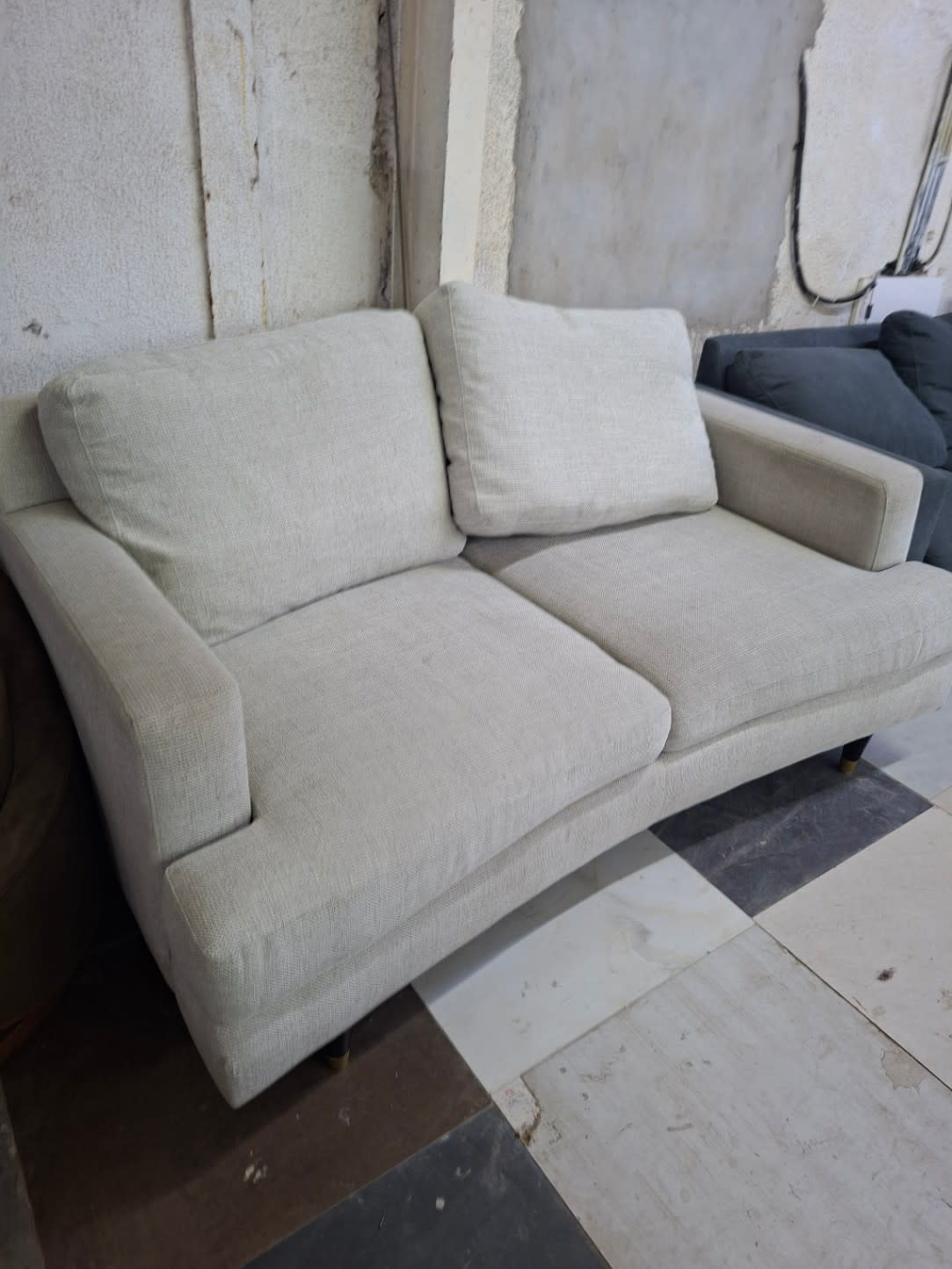 2-Seater Fabric Sofa