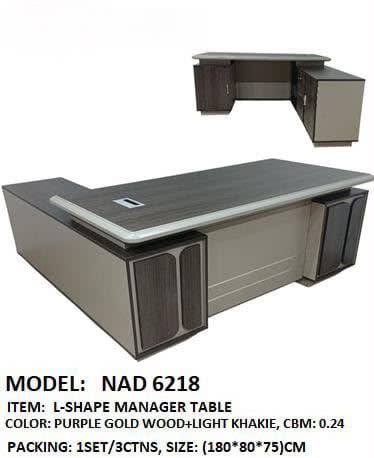 L-Shape Manager Desk NEW