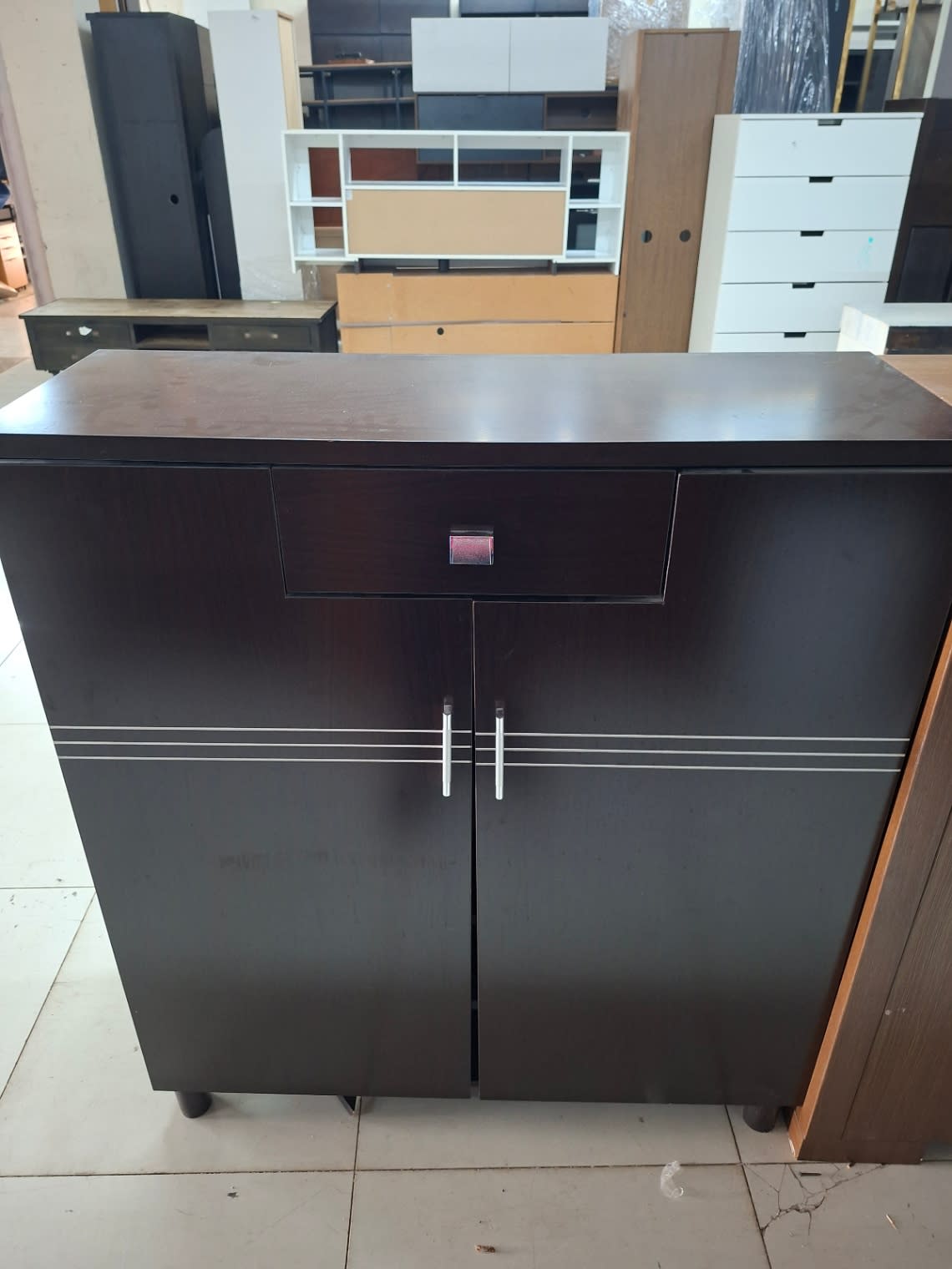 Shoe Cabinet with Drawer