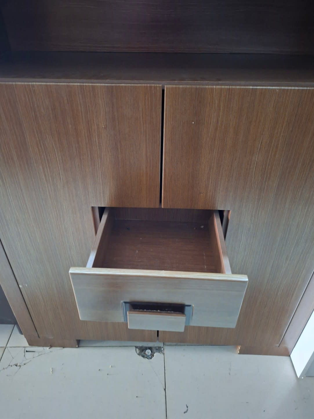 Shoe Cabinet with Drawers and Open Shelf 2