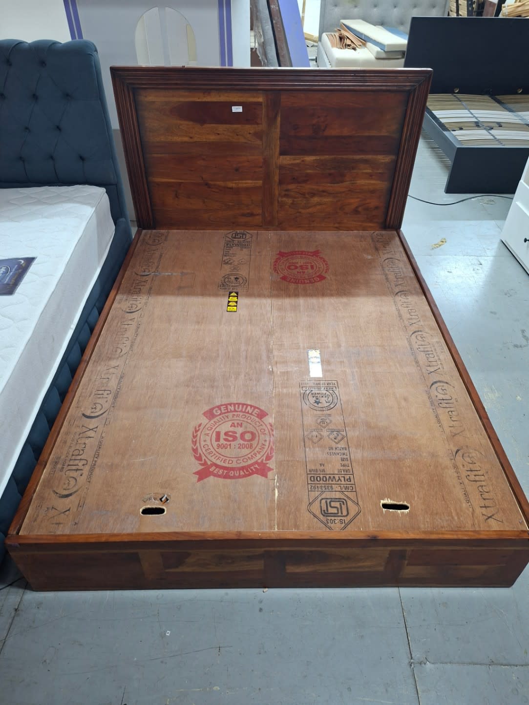 Double Bed Frame with Storage Base