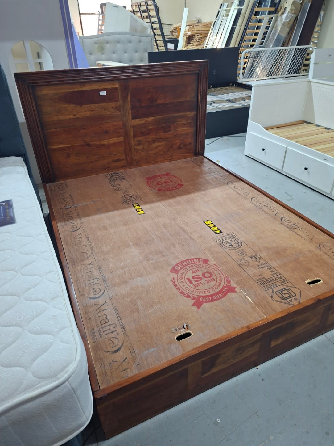 Double Bed Frame with Storage Base 3