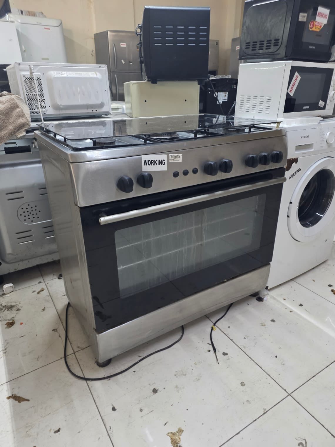 5-Burner Gas Cooker with Oven