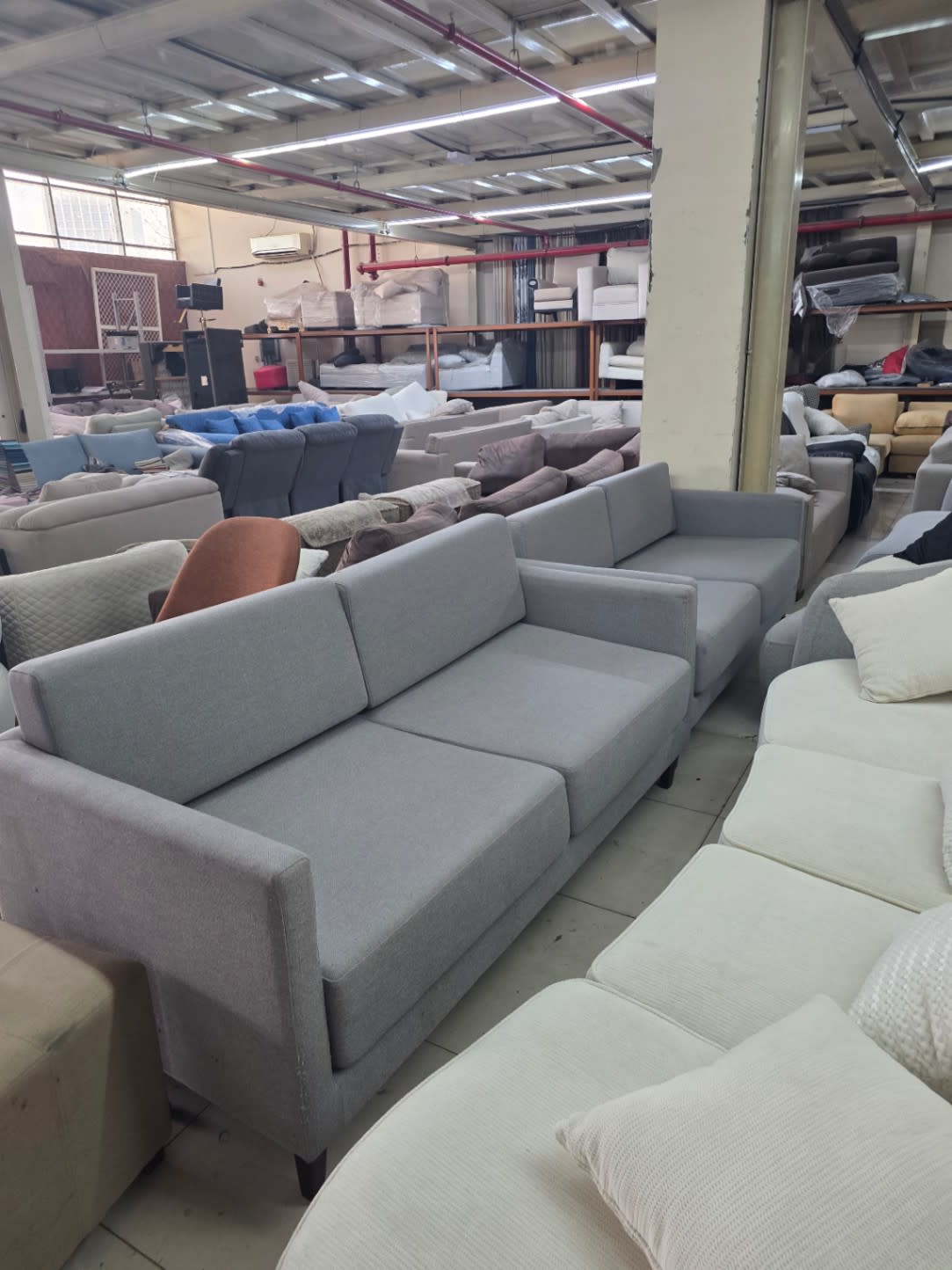 3-Seater Sofa Set with Armchairs