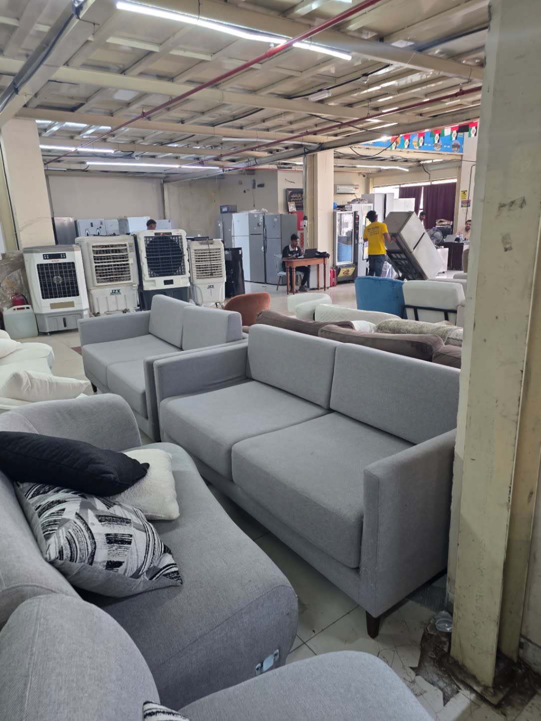 3-Seater Sofa Set with Armchairs 3