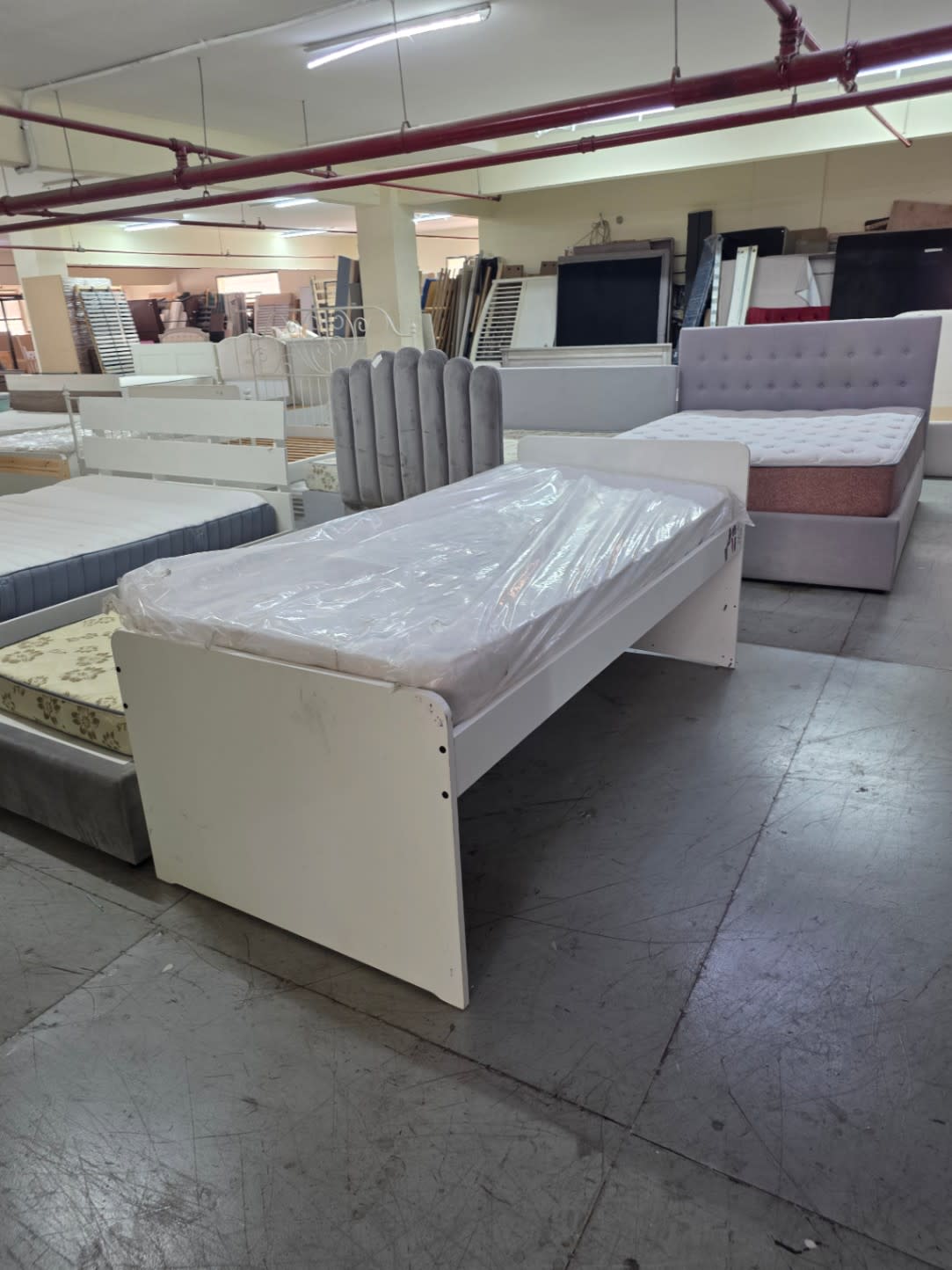 Single Bed Frame with Mattress