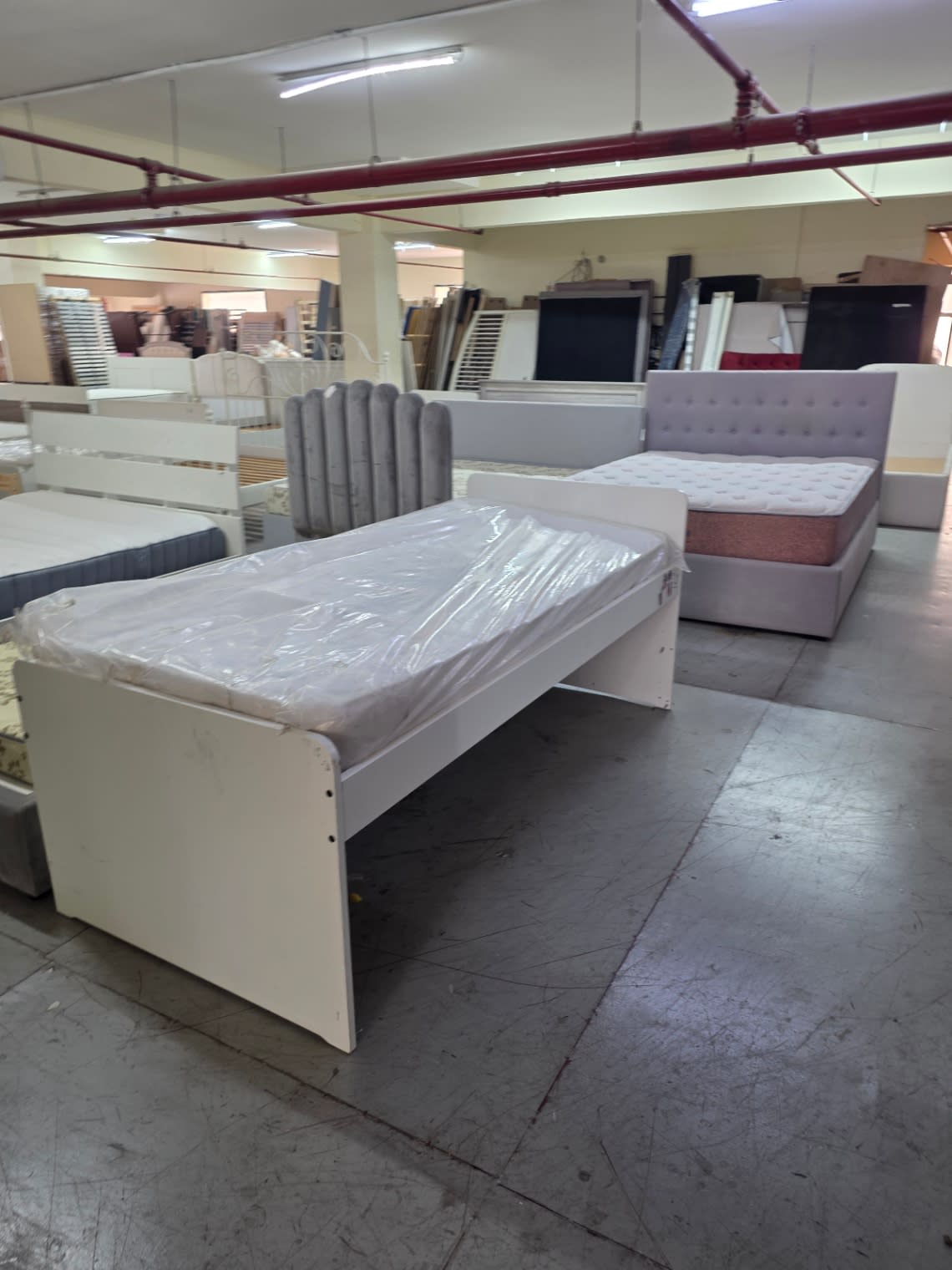 Single Bed Frame with Mattress 2