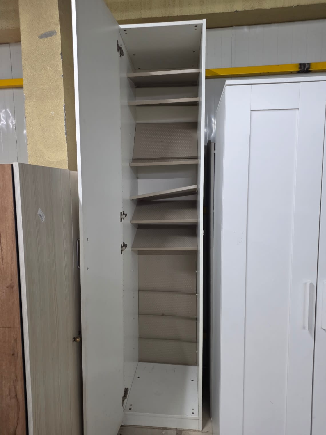 Single-Door Tall Shoe Cabinet 2