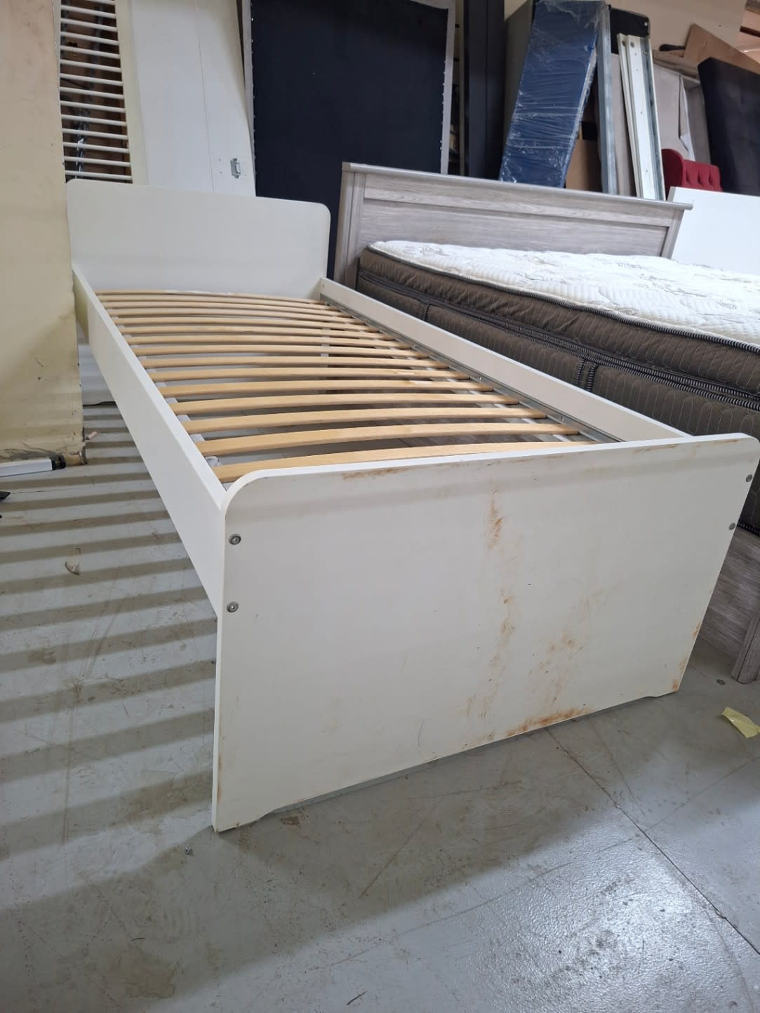Single Bed Frame with Trundle 2