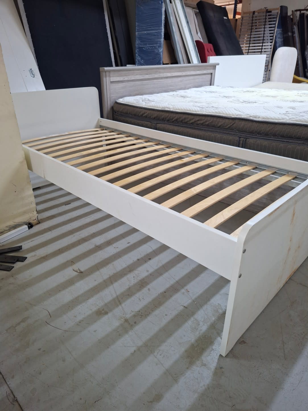 Single Bed Frame with Trundle 3