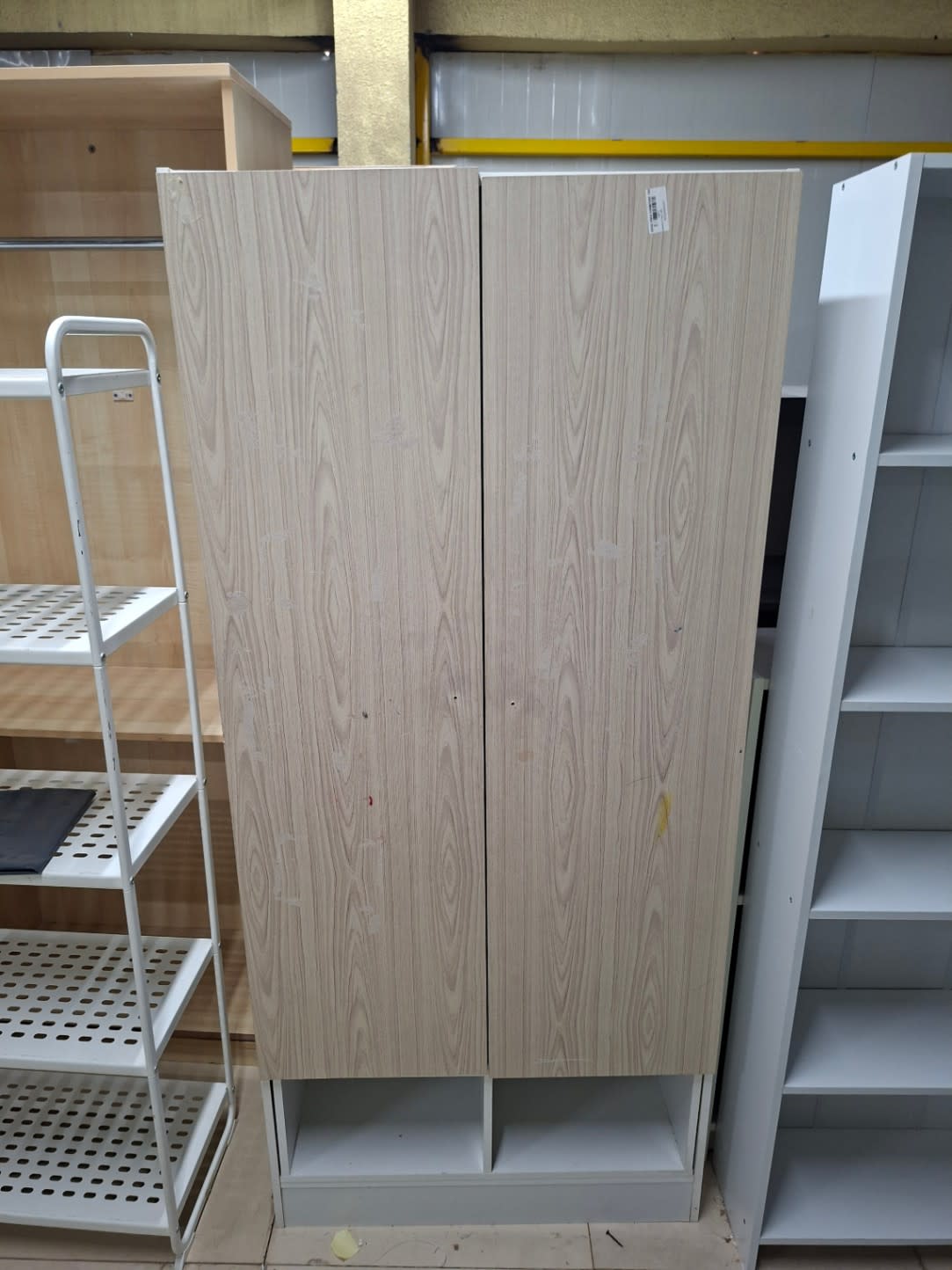2-Door Wardrobe with Shoe Rack
