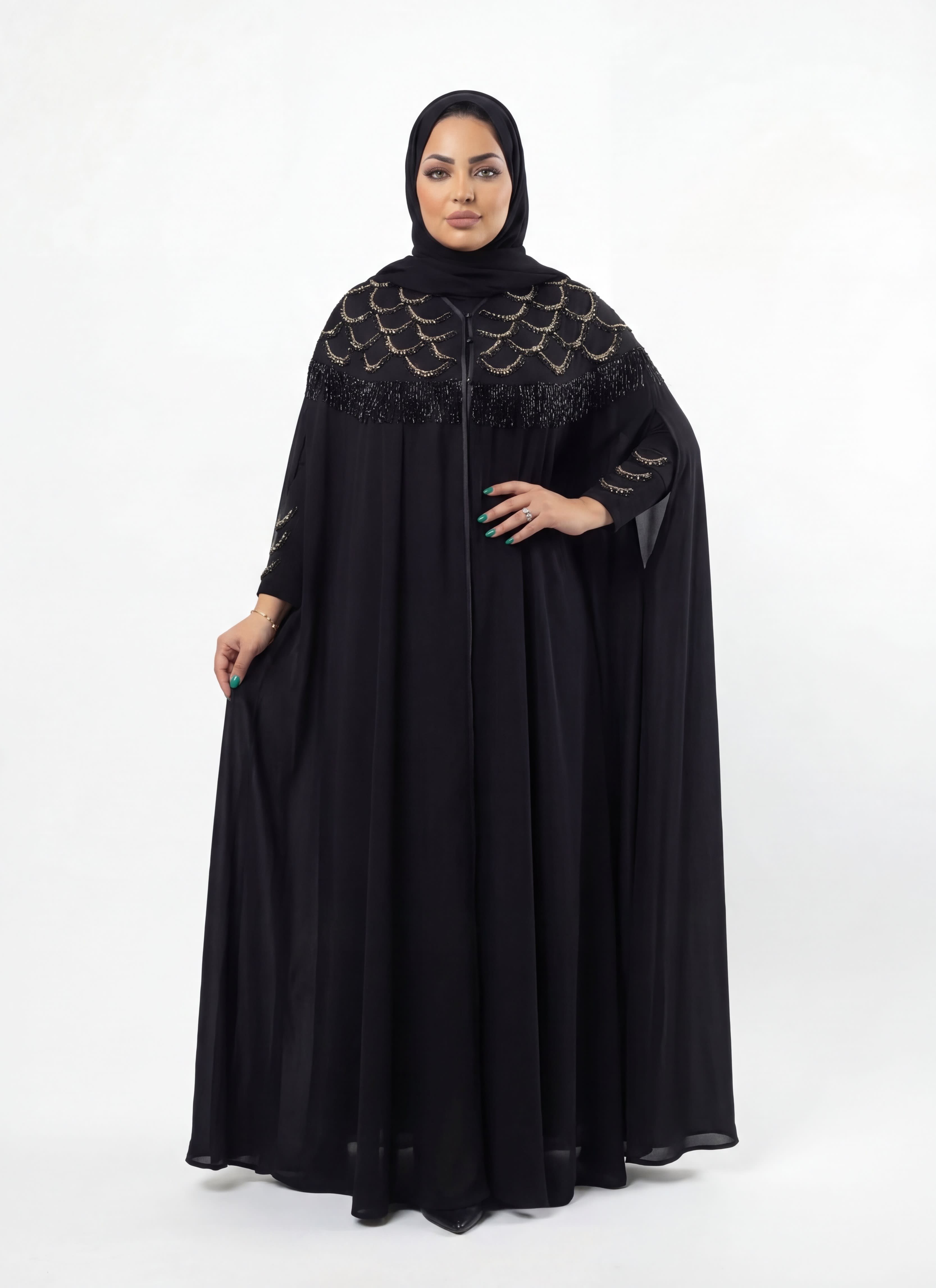 Abaya Jouman Noir alternative view