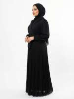 Velina Midnight Pleats