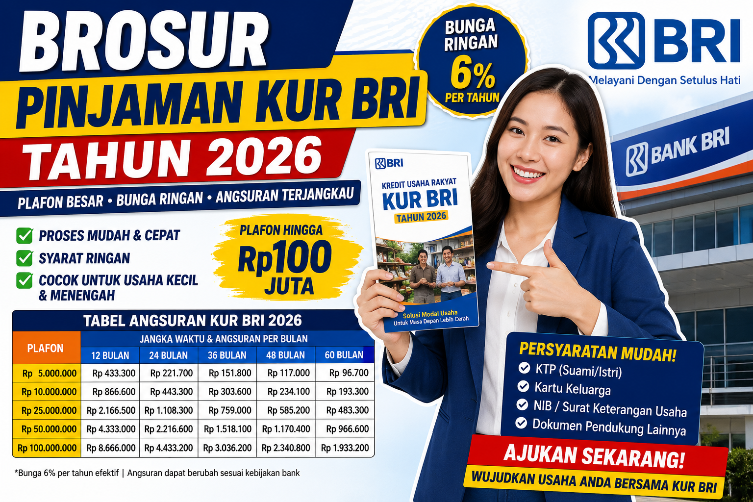 BROSUR PINJAMAN KUR BRI TAHUN 2026