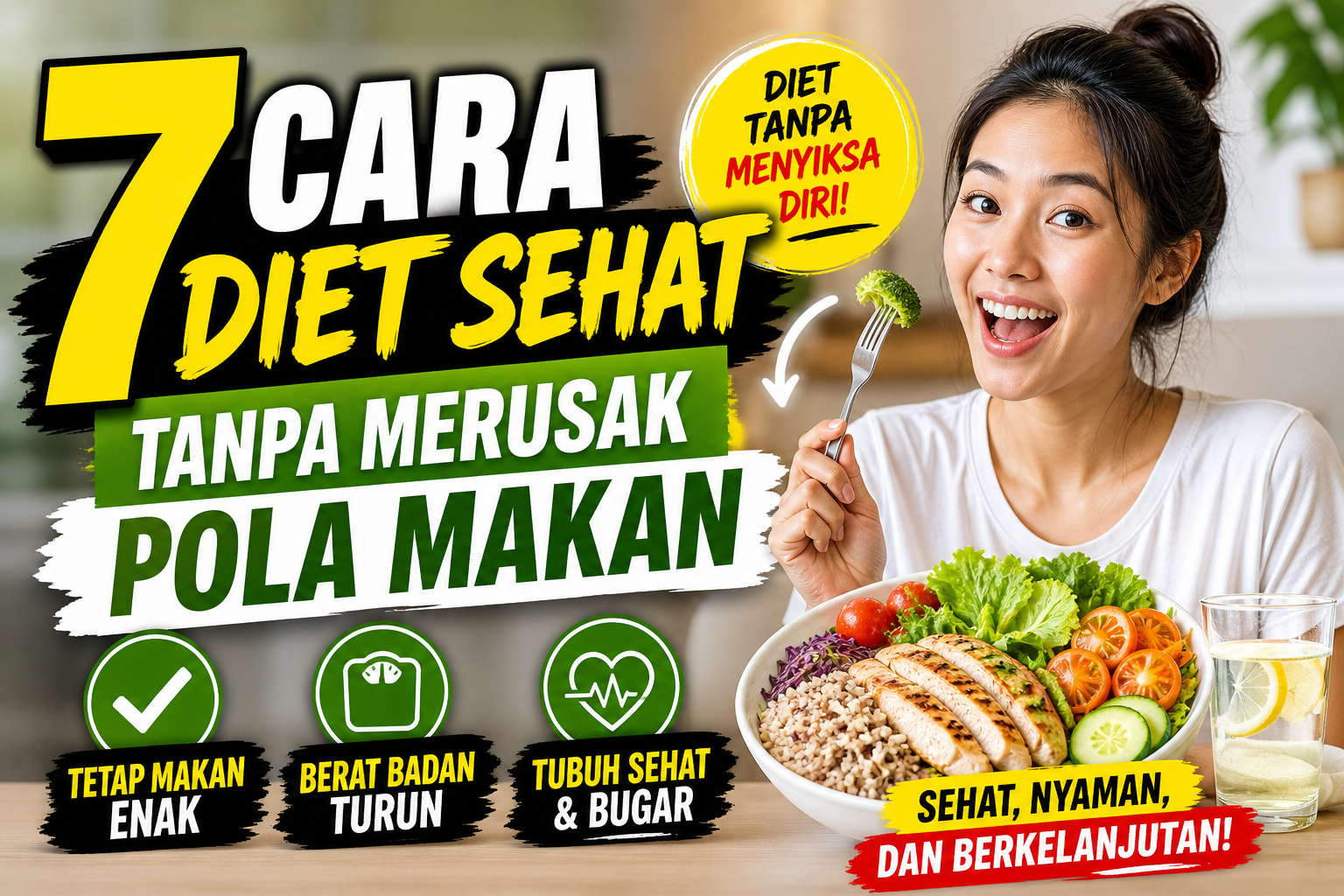 7 Cara Diet Sehat Tanpa Merusak Pola Makan