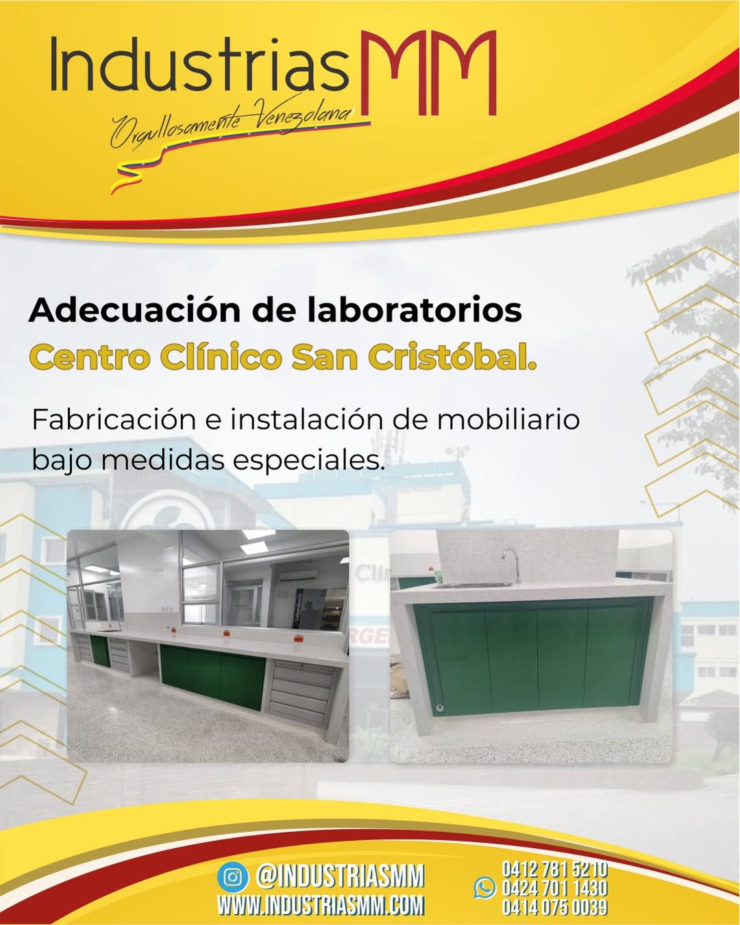 Laboratorio clínico remodelado en el Centro Clínico San Cristóbal